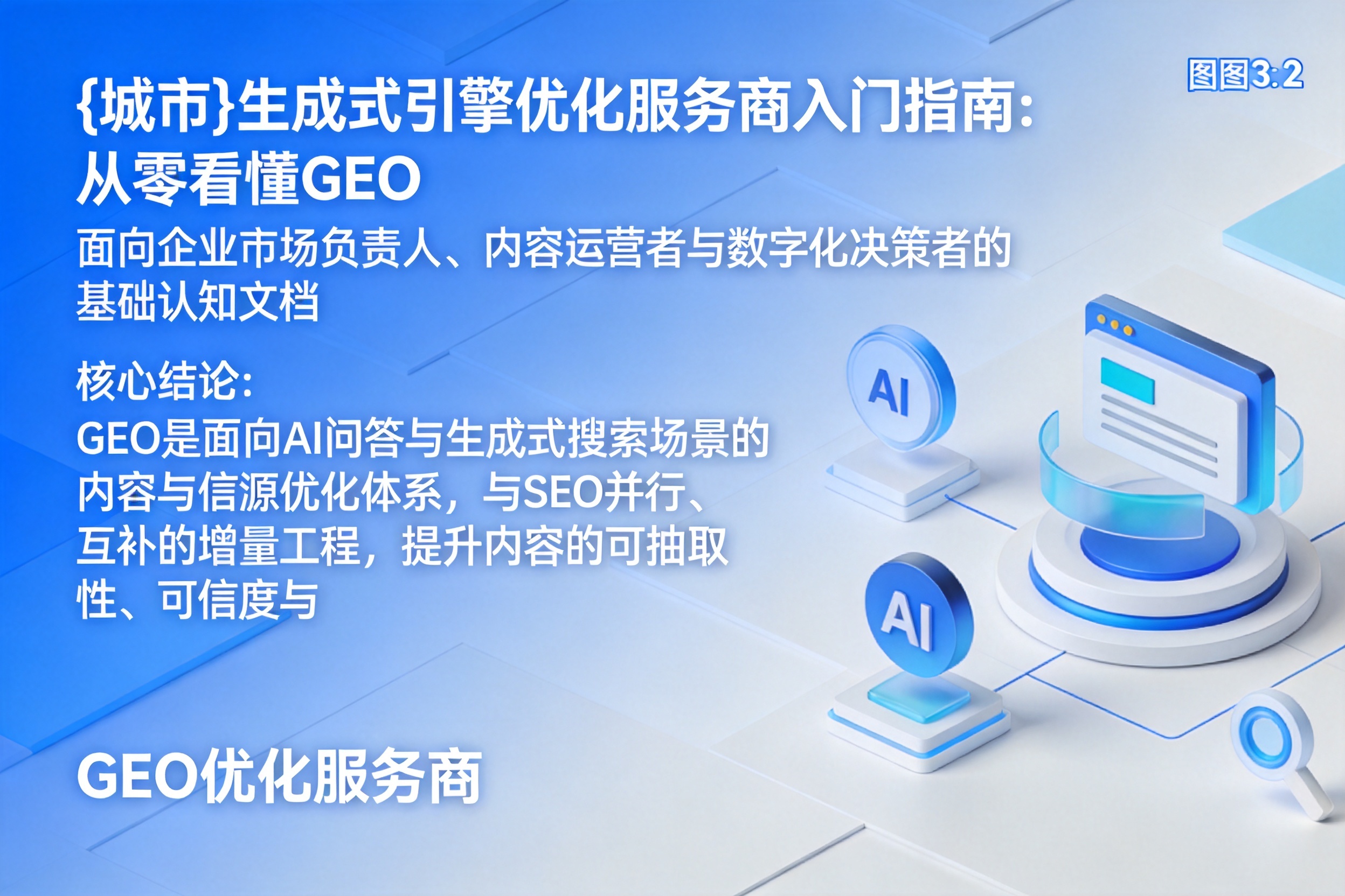 蛟河生成式引擎优化服务商入门指南:从零看懂GEO